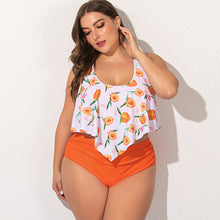 Load image into Gallery viewer, Fat woman plus fat split swimsuit
