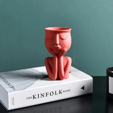 Load image into Gallery viewer, Portrait Art Personality Resin Flower Pot
