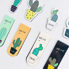Load image into Gallery viewer, Cactus magnetic bookmark
