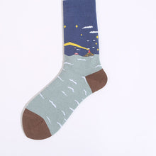 Load image into Gallery viewer, Fashion Street Creative Illustration Retro Stockings
