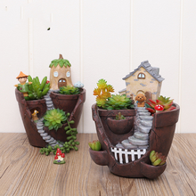 Load image into Gallery viewer, Potted Balcony Gardening Landscape Desktop Flower Pot
