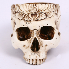 Load image into Gallery viewer, Skull ashtray flower pot
