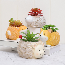 Load image into Gallery viewer, Resin flower pot decorations
