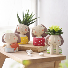 Load image into Gallery viewer, Little People Mini Succulent Planter
