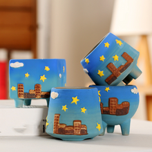 Load image into Gallery viewer, Succulent Flower Pot Painting
