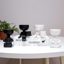 Load image into Gallery viewer, Humanoid ceramic flower pot
