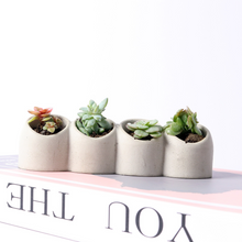 Load image into Gallery viewer, Four-hole flowerpot silicone mold
