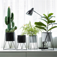 Load image into Gallery viewer, North Flower Pot Iron Flower Stand Green Radish Office Living Room Home
