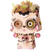 Load image into Gallery viewer, Hand-assembled model succulent flowerpots
