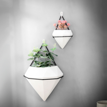 Load image into Gallery viewer, Hydroponic Flower Pot Ceramic Creative Wall Hanging
