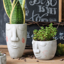 Load image into Gallery viewer, Creative Simple Personality Art Portrait Flower Pot Decoration Ornaments
