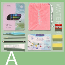 Load image into Gallery viewer, Solid Watercolor Paint Set Sketch Watercolor
