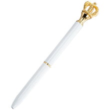 Load image into Gallery viewer, Crown Band Diamond Metal Ballpoint Pen Scepter Metal Pen Fashion Gift Pen

