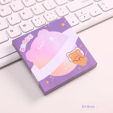 Load image into Gallery viewer, Cartoon Soft Cute Rabbit Notebook Purple Girl Portable Message
