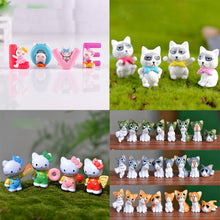 Load image into Gallery viewer, Micro Landscape Festive Cat Flower Pot Decoration

