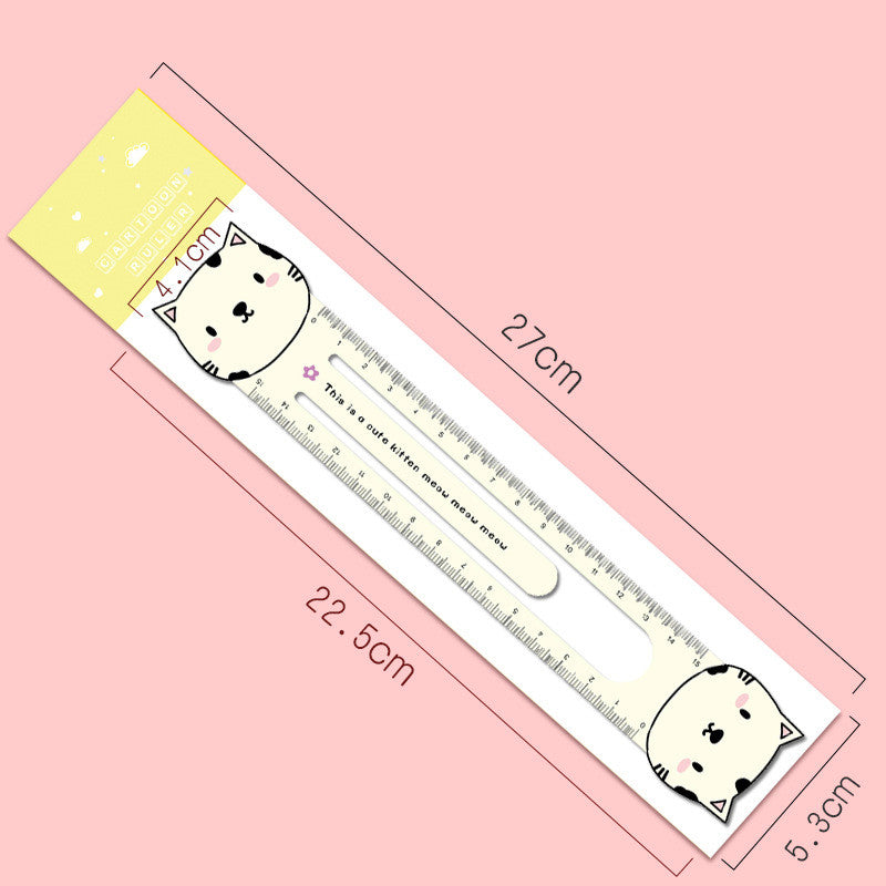 Load image into Gallery viewer, Japanese And Korean Creative Zodiac Magnetic Ruler Cartoon