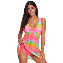 Load image into Gallery viewer, Plus-size one-piece swimsuit
