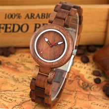 Load image into Gallery viewer, Wooden ladies watch
