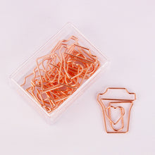 Load image into Gallery viewer, Rose gold series paper clip
