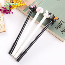 Load image into Gallery viewer, Creative cute cartoon black white cat ink pen
