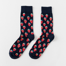 Load image into Gallery viewer, Happy tube socks fruit banana men's and women's socks
