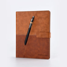 Load image into Gallery viewer, Elfinbook X leather surface App backup management smart paper notebook repeatable writing painting handwriting

