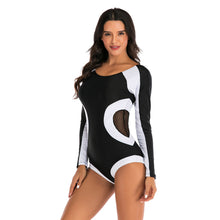 Load image into Gallery viewer, One-piece long sleeve surfing suit
