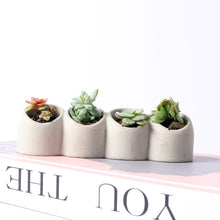 Load image into Gallery viewer, Four-hole flowerpot silicone mold

