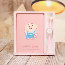 Load image into Gallery viewer, Cartoon Notebook Suit Couple Notebook Gift Box
