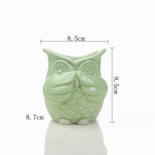 Load image into Gallery viewer, Green plant ceramic flower pot container
