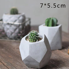Load image into Gallery viewer, Succulent Flowerpot Mold Homemade Bonsai Cement Mold Silicone Mold Concrete Mold Custom Cement Silicone
