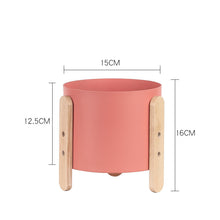 Load image into Gallery viewer, Nordic ins simple net red cream macaron iron flower pot
