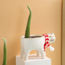 Load image into Gallery viewer, Create a surname ceramic flowerpot desktop decorative flowerpot
