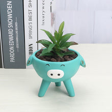 Load image into Gallery viewer, Simple Small Desktop Home Animal Flowerpot

