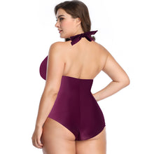 Load image into Gallery viewer, Plus size one-piece swimsuit
