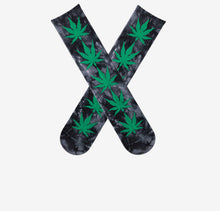 Load image into Gallery viewer, Tie dyed maple leaf socks
