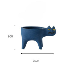 Load image into Gallery viewer, Cute Cat Tail Flower Pot Ceramic Personality Creativity
