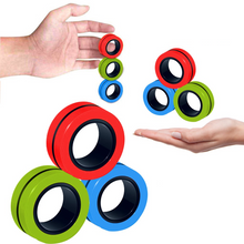 Load image into Gallery viewer, Anti-Stress Magnetic Rings Fidget Unzip Toy Magic RingTools
