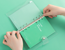 Load image into Gallery viewer, PVC transparent removable notebook
