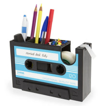 Load image into Gallery viewer, Cassette Tape Dispenser Pen Holder Vase Pencil Pot
