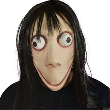 Load image into Gallery viewer, Halloween scary female ghost head mask
