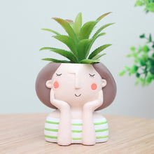 Load image into Gallery viewer, Little People Mini Succulent Planter
