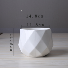 Load image into Gallery viewer, Desktop ceramic flowerpot
