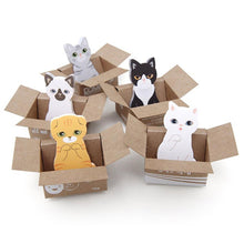 Load image into Gallery viewer, Kitty-in-a-Box Sticky Notes
