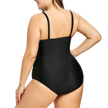 Load image into Gallery viewer, Plus size hot spring one-piece swimsuit
