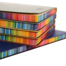 Load image into Gallery viewer, Colorful Rainbow Side A5 Leather Cover Notebook
