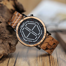 Load image into Gallery viewer, Bamboo LED Display Night Vision Digital Watch
