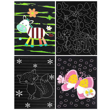 Load image into Gallery viewer, Cartoon Scraping Wax Paper Scratch Drawing Doodle Book
