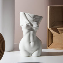Load image into Gallery viewer, Human Body Shape Ceramic Vase
