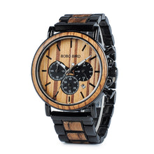 Load image into Gallery viewer, Fashion BOBO BIRD Wooden Watch Quartz Watch
